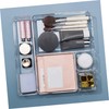 Ciieeo 16pc Organiser Bins Drawer Organiser Cut Out for Makeup