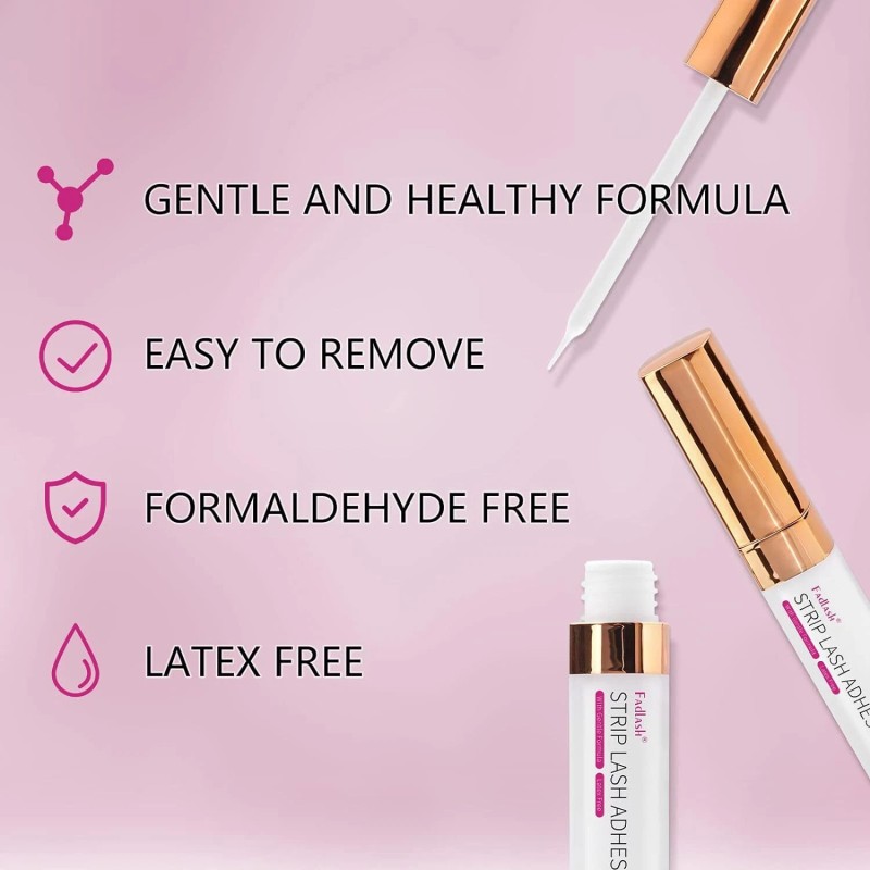 FADLASH Eyelash Glue for False Lashes Super Strong Hold Eyelash