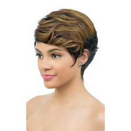 Diana Bohemian Wig Synthetic 100% Futura Short Boycut Pixie Style - WigCHANEL (TT1B/AUBURN)