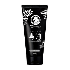 Aimedia Horse Oil Hair Color Treatment, Natural Black, Made in Japan, Gray Hair, Dyed, 6.3 oz (180 g), Prussia, Prosia, Moisturizing Ingredient, Additive-Free Formulation, Swell Care Formulation