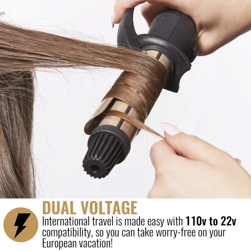 HAI Silk Ceramic Curling Iron for Women - Professional Fast