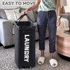 CHICVITA 75L Slim Laundry Hamper with Wheels and Removable Wash