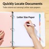 Sooez 8-Tab Long-Lasting Plastic Write & Erase Big Tab Dividers