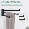 APLusee Swivel Towel Rack, 304 Stainless Steel Foldable Towel Bar