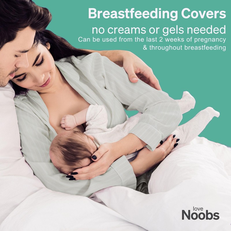 The Original Silver Nursing Cups by LoveNoobs, Nipple Shields for