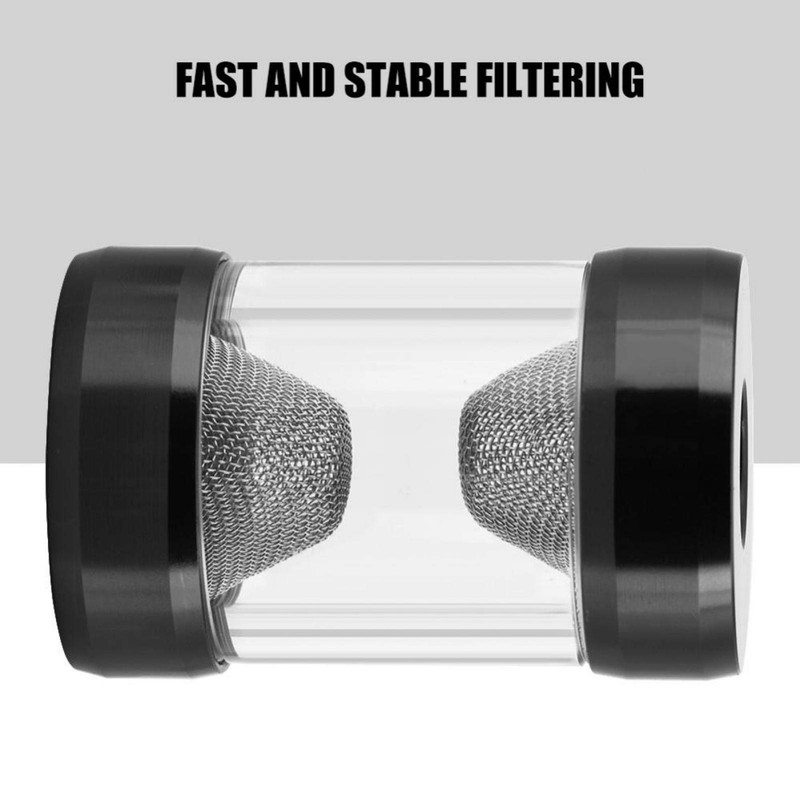 PUSOKEI G1/4 Female Thread Water Cooling Filter Filter with Fine