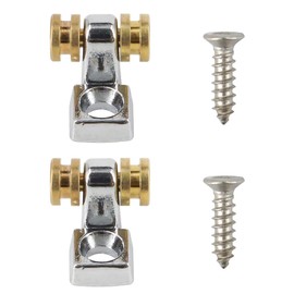 Domofa Roller Guitar String Guides String Retainers Trees for Strat Tele Style Electric Guitar Parts Replacement (Set of 2)