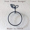 Tokyo Kankan, Towel Hanger, Washroom, Iron Ring, Towel Hanger, Leaf,