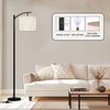 Arc Floor Lamp Linear scales seamless pattern Classic overlapping scales