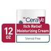CeraVe Itch Relief Moisturizing Cream Tub, 12 Ounce