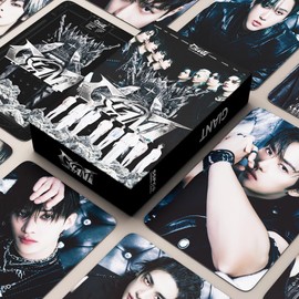 Edithmu Kpop Photocards 55 PCS Kpop Single Album Postcard Giant LOMO Card Gifts for Fans Boys and Girls