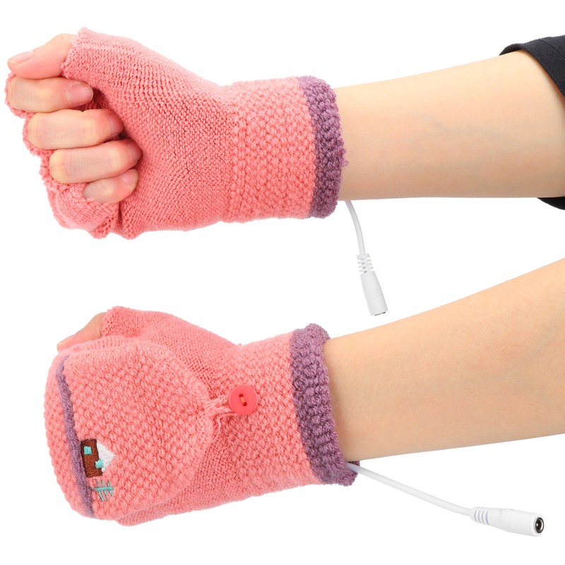 Women Female Double Sided USB Electric Heating Charging Warm Thermal