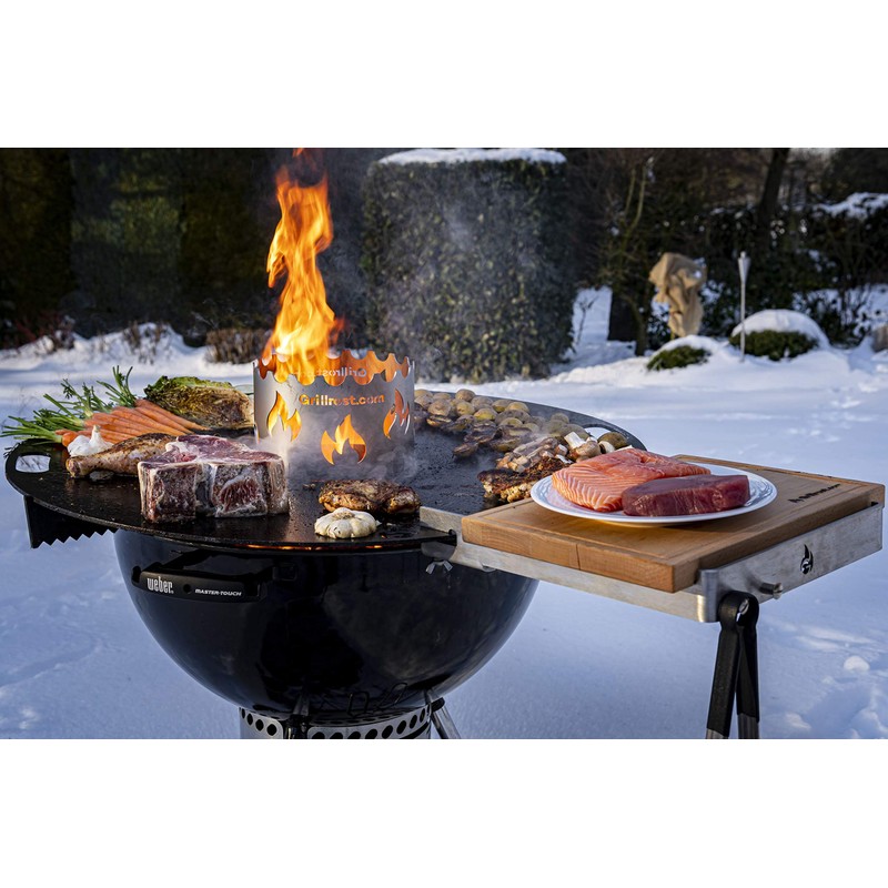 Grillrost.com The Original Fire Plate, 80 and 100 cm, and