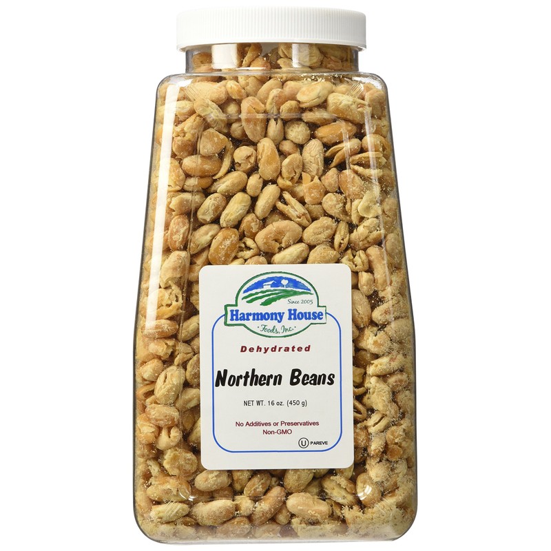 Harmony House Foods TRUE Dehydrated Great Northern Beans - Easy