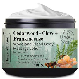 Cedarwood Clove Franken's Fragrance Woodland Blend Lotion 4 oz - Ceramides 1 3 6II Cedarwood + Clove / 시더우드 클로브 프랑켄스 향 우드랜드 블렌드 로션 4온스 - 세라마이드 1 3 6II가 Cedarwood + Clove