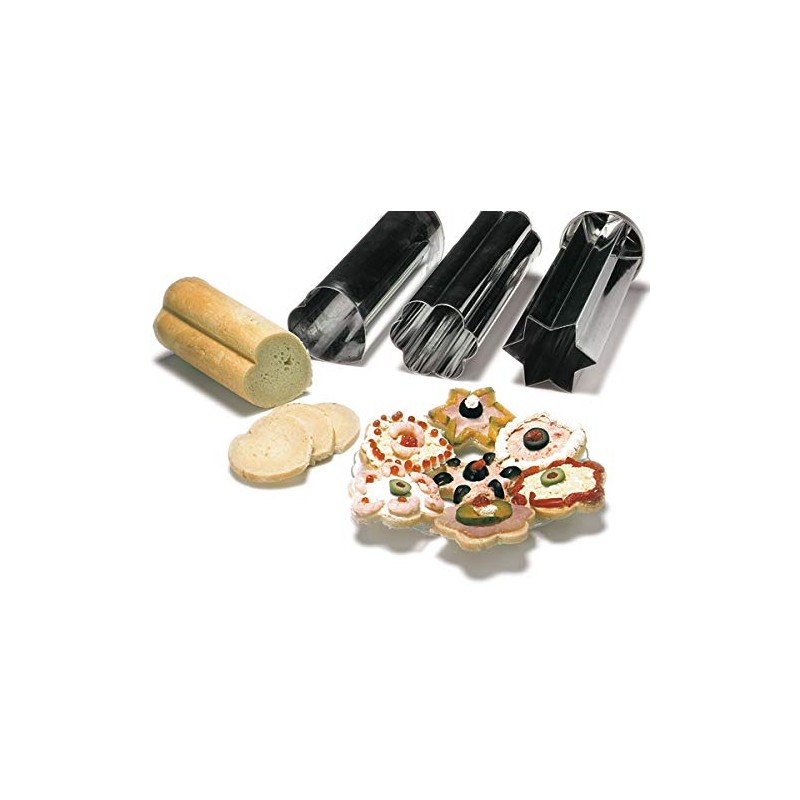 Norpro Canape Bread Molds, Set of 3