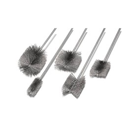Lessmann Brush Set with Handle, Small Design for Manual Removal of Rust, Dirt and Paint 599931