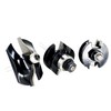 3PCS Cabinet Door Router Bit Set 1/4 Shank, Raised Panel