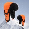 Kurhatic Winter Trapper Hat, Warm 100% Rabbit Fur Aviator Hat,