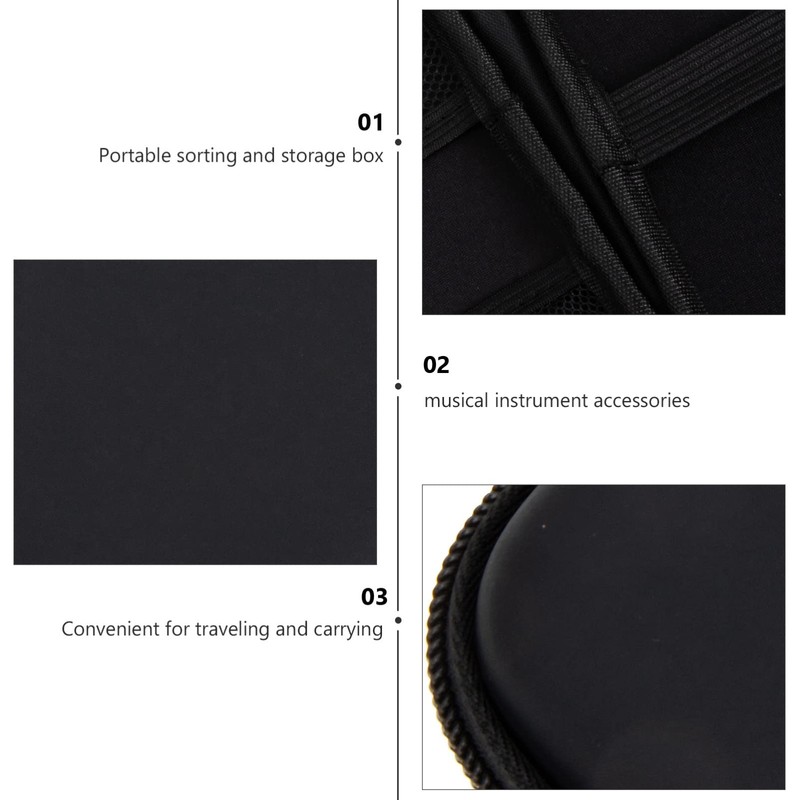 Single Harmonica Case Storage Bag: Harmonica Carrying Case Hard Shell