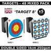 Airsoft 14cm Air Rifle Pistol BB Shooting Targets Mixed Designs