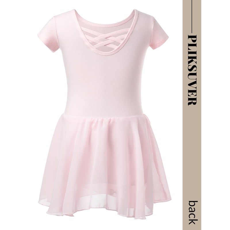 Ragazza Vestito da Balletto Body Danza Tutu Body Morbido Cotone
