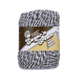 Lily Sugar 'N Cream Super Size Twists Yarn - 4 Medium Gauge 100% Cotton - 3 oz - Overcast Twist - Machine Wash & Dry