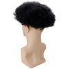 Lishy Afro Curl Mens Toupee for Black Men Brazilian Human