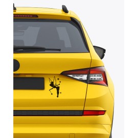 H-TRADINGS Tinkerbell Black Decal Vinyl Sticker Cars Trucks Vans Walls Laptop Black 5 x 3 in Approximately