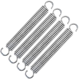GUNGY Tension Springs with Hooks Stainless Steel Tension Spring 75 mm Outer Diameter 10 mm Wire Diameter 1.6 mm Maximum Tensile Force 7.91 kg 1.6 x 10 x 75 mm Pack of 4