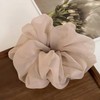 Scrunchies (Black) large chiffon scrunchies for women