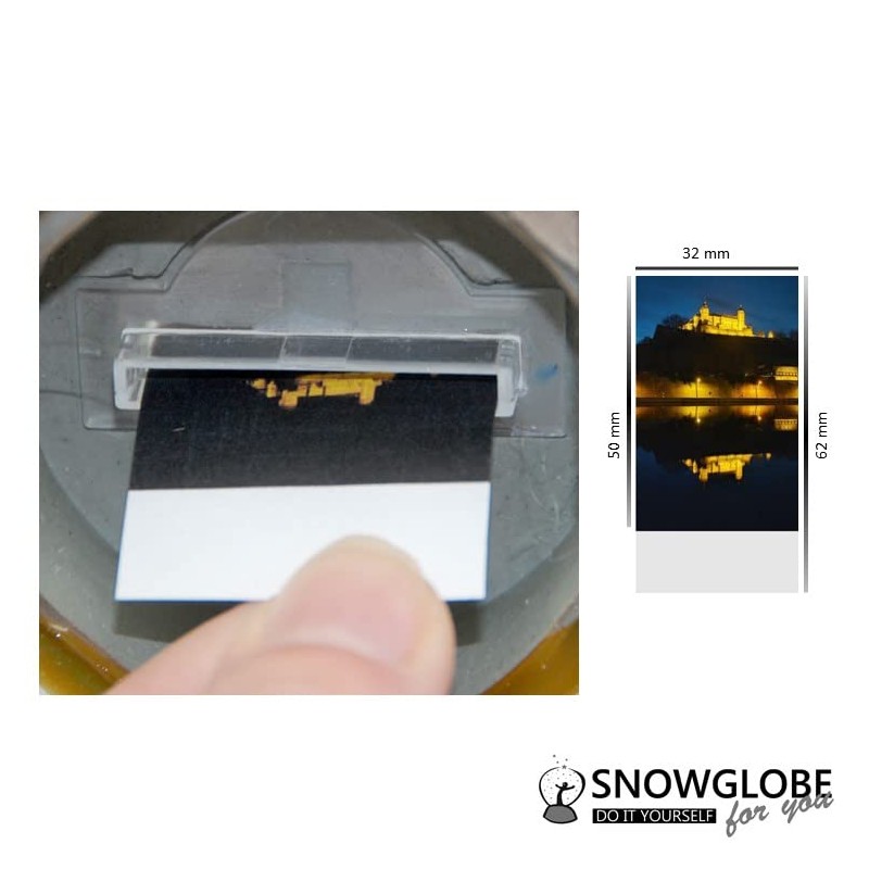 Snowglobe for You 40075 Photo Snow Globe Glass Filled Photo