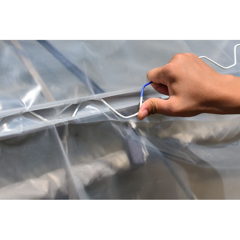 letsFix Greenhouse Spring Wire & Lock Channel 6.6 ft -
