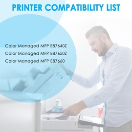 LeciRoba Remanufactured W9053MC Magenta High Yield Toner Cartridge Replacement for HP W9053MC for HP Color Managed MFP E87640Z E87650Z E87660 Printer (Magenta, 52000 Pages, 1-Pack)