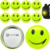 Reflective Smiley Pendant, Safety Reflector Pendant, Children's School Bag, Light