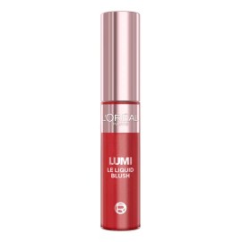 Rubor Líquido Para Mejillas Lumi Blush Con Acabado Glowy Luminoso L'oréal Paris, Tono Rouge Paris, 11ml