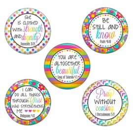 Locker Magnets for Girls Christian Inspirational Theme (Be Still and Know)