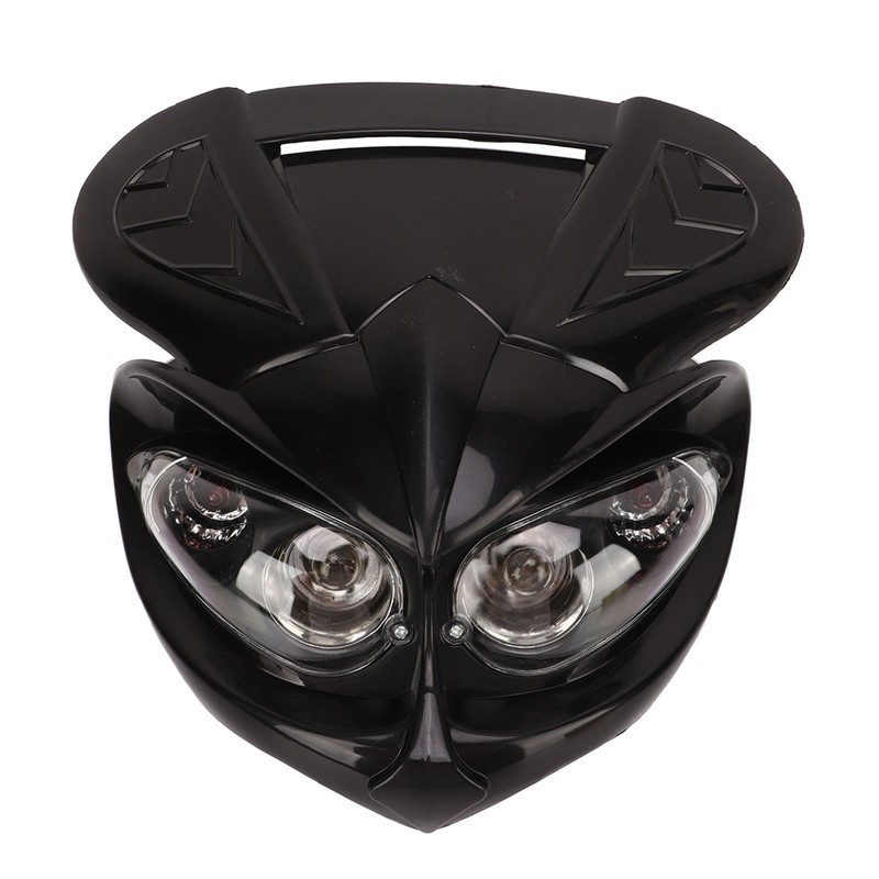 Motorcycle Fairing Head Lamp 12V Dual Headlight High Low Beam