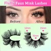 7 Pairs of 3D False Eyelashes, Cat Eye, Fluffy Volume,
