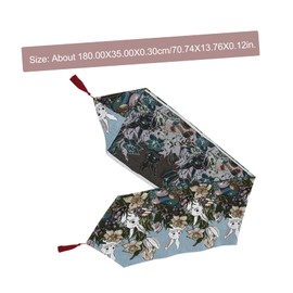 Alipis Easter Decorations for Table Bunny Themed Table Cover Party Tablecloth