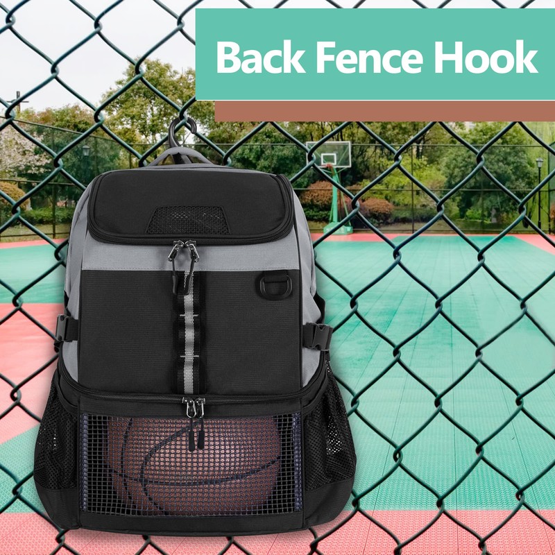GOBUROS Basketball Backpack Basketball Bag Backpack Basketball Backpack Basketball/Soccer/Volleyball Backpack