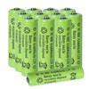 XFULL 12 Packs AA Ni-MH 600mAh Rechargeable Batteries 1.2v Doulbe