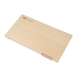 Umezawamokuzaikougeisya Aomori Hiba Cutting Board hibano with Stand 14.2 x 7.9 x 0.6 inches (36 x 20 x 1.5 cm)