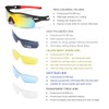 Sports Sunglasses Cycling Glasses Sports Glasses with UV400 5 Interchangeable