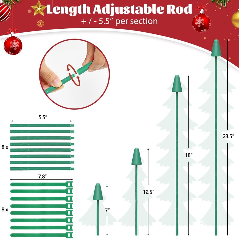 Christmas Tree Toppers (Green)
