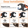 Heavy Duty Snap Fastener Tool Kit with 3 Magnetic Dies