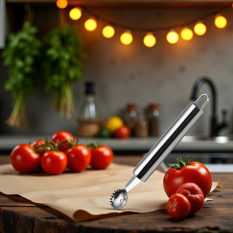 Silver Stems Remover For Pineapple Strawberry Tomato Cherry Stainless Steel