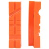 Soft Vice Jaw Protectors Multi-Grooved TPU Magnetic Vise Protective Pads(4.5")