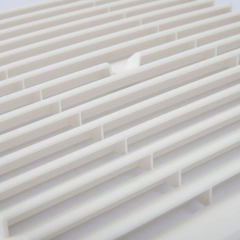 Airflow Grid Vent with Vents, White