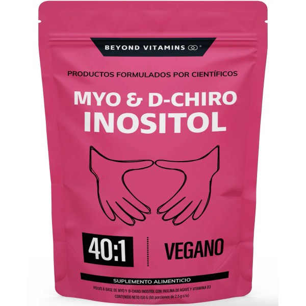 Myo Y D-chiro Inositol Premium Mujer Fortificado Con Zinc, Acido